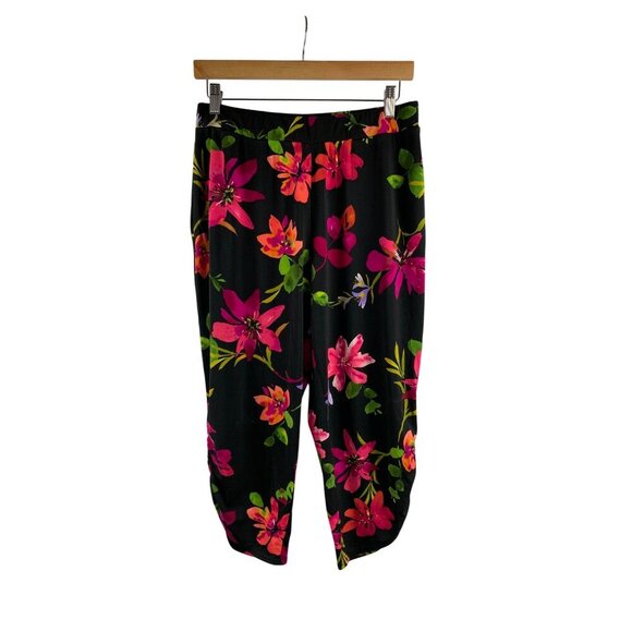 Susan Graver Womens Floral Print Pants - Picture 1 of 7